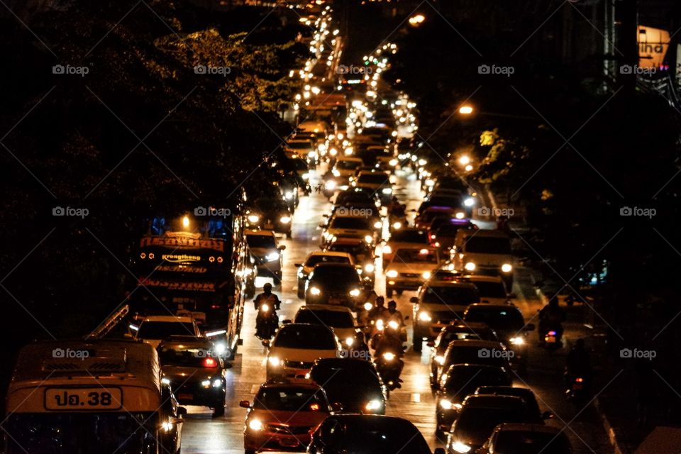 Traffic problems in the big city