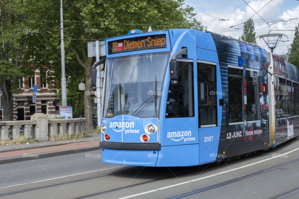 Theme Tram 19 Amazon Prime The Boys At Amsterdam The Netherlands 13-6-2024