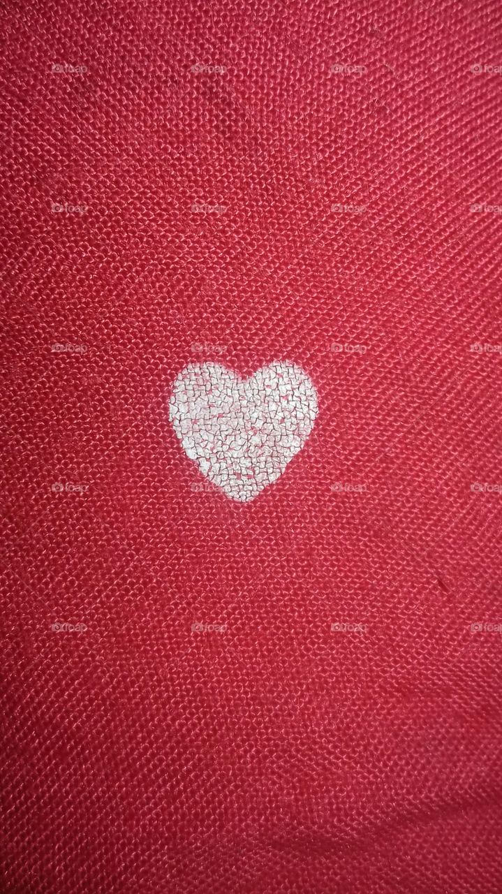 combination of white and red