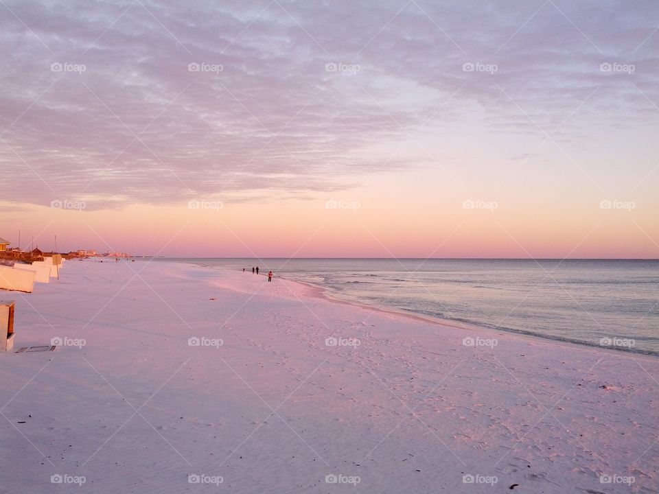 Sunset at the beach