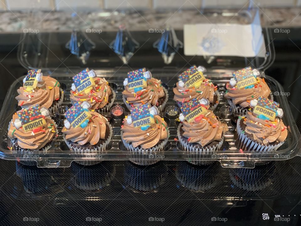 Cupcakes for our promotions/graduation party