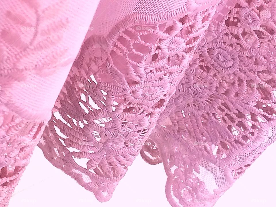 Pink lace design