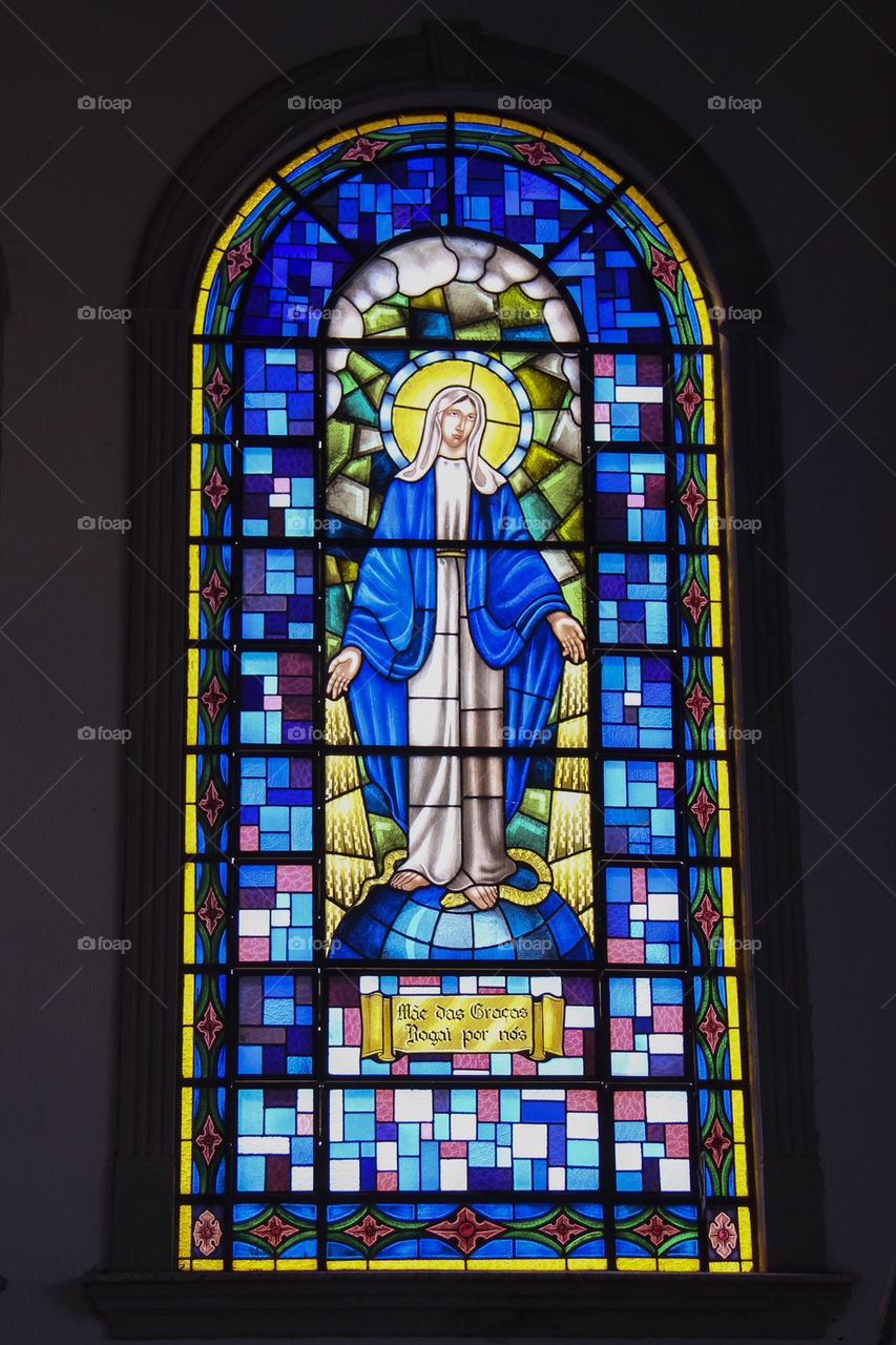 Brazilian Church Glass Art