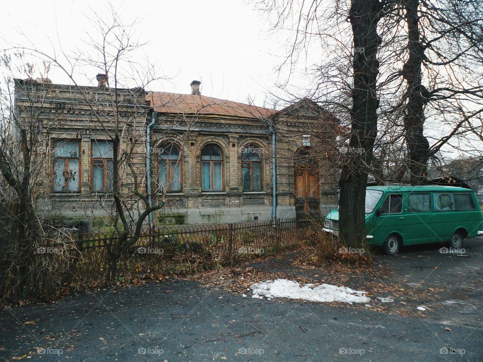 old mansion in the city of Kiev