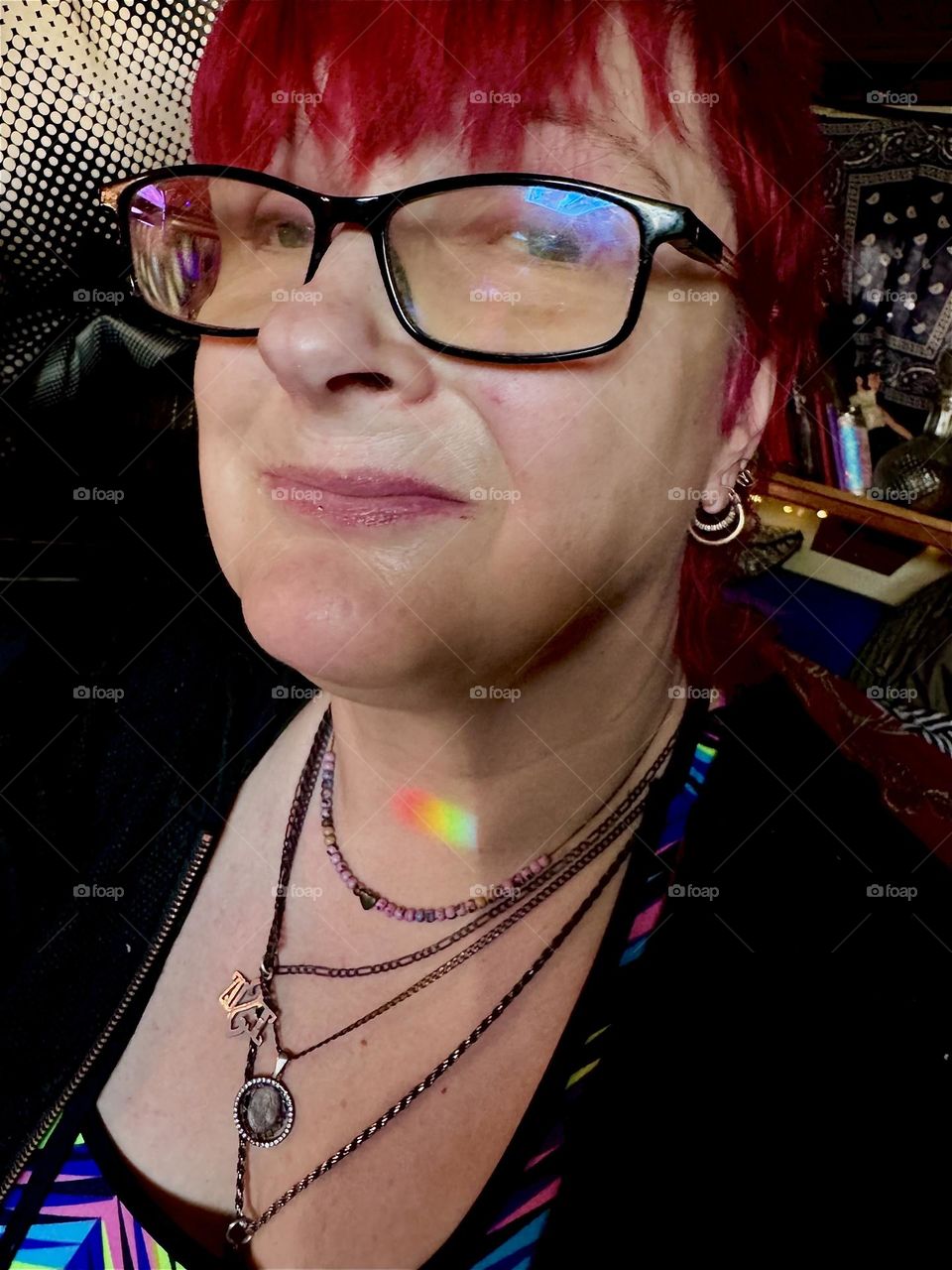 Like a sea captain on her ship this is me, “Petra Schiller” a.k.a. “Maxine Firefox” aboard “Salvation”, a “28 foot 1969 Luhrs” cabin cruiser at “Newtown Creek” by the “Pulaski Bridge” in LIC, Queens. 2024. Hypnotic Productions