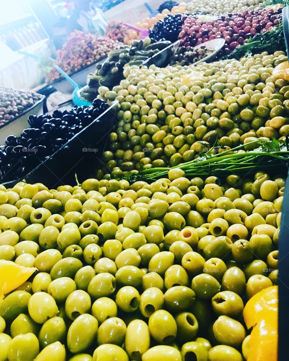 A sea of olives 