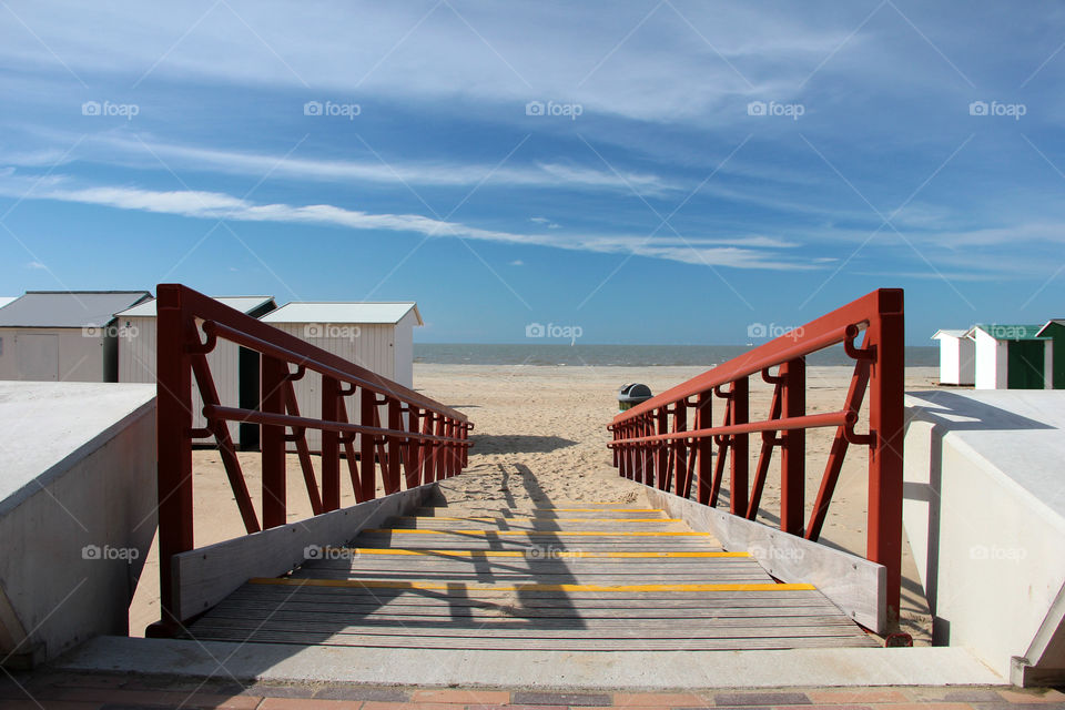 Stairs to the beach