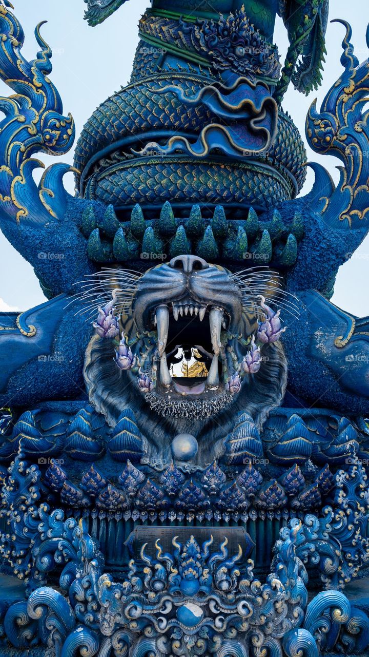 figura del templo azul