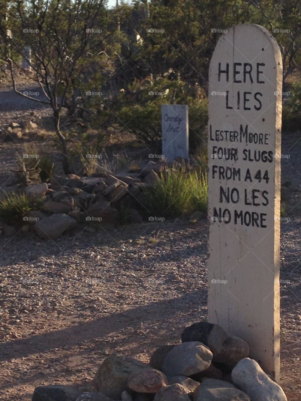 Lies no more . Boot Hill AZ 