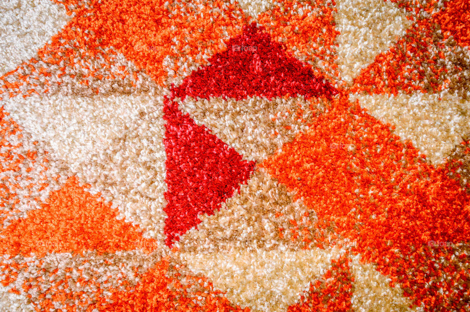 Burlap background texture. Abstract regular striped seamless pattern. Geometrical shape with hand craft decorative tribal elements in vintage vibrant colors. Print ethnic, folk, traditional motifs.