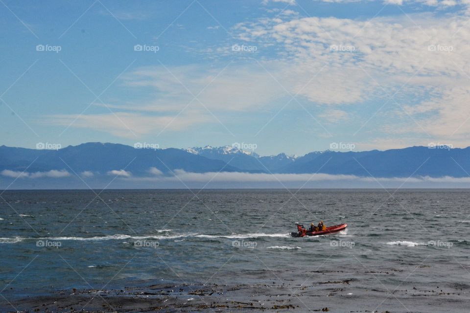 Sea and mountain