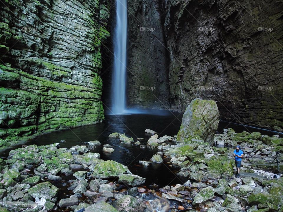 Cachoeira da fumacinha chapada Diamantina.