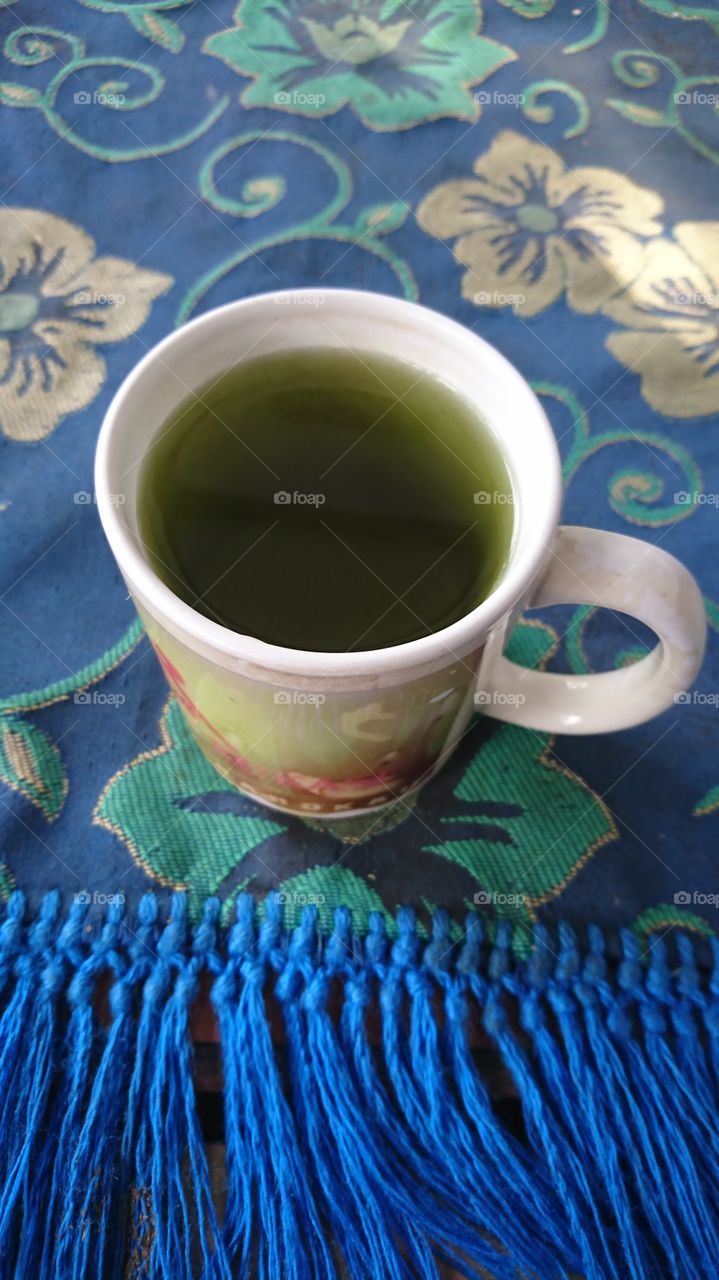 Green tea. Ocha.