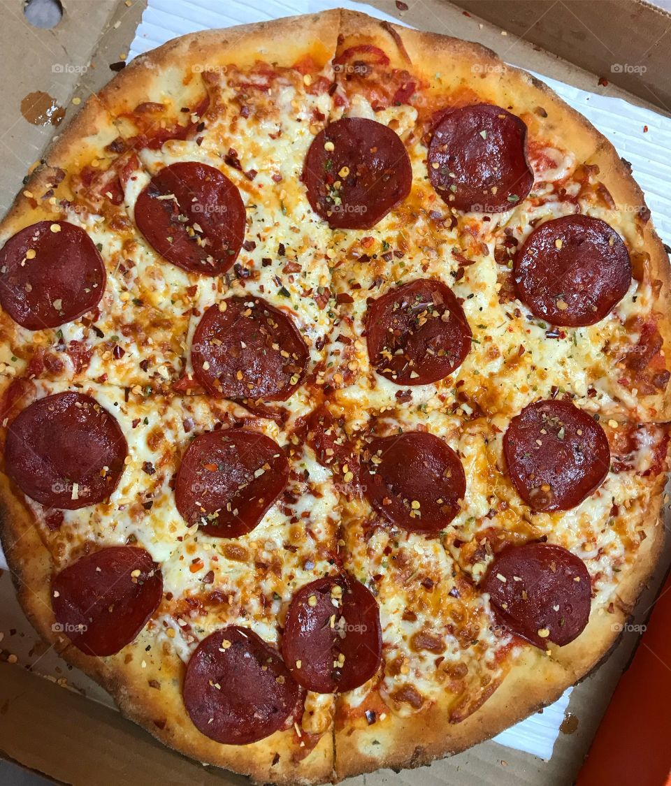 Halal Pepperoni Pizza 😋