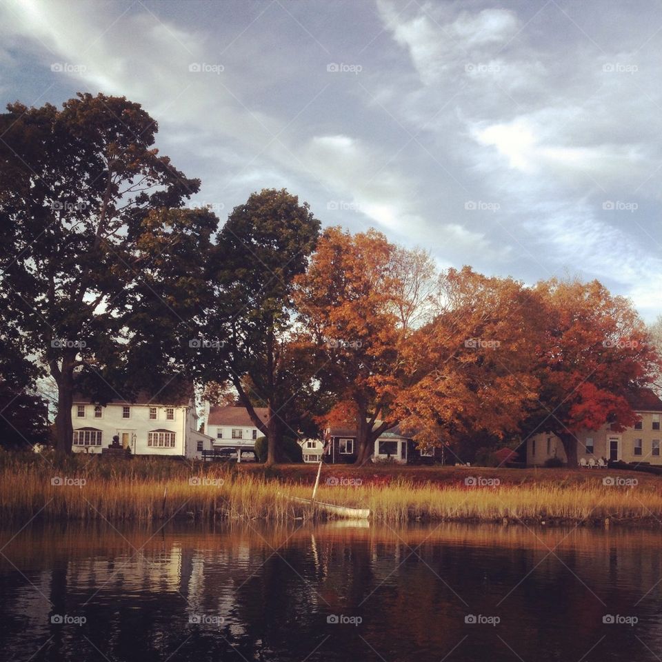Clinton Beach during the fall <3