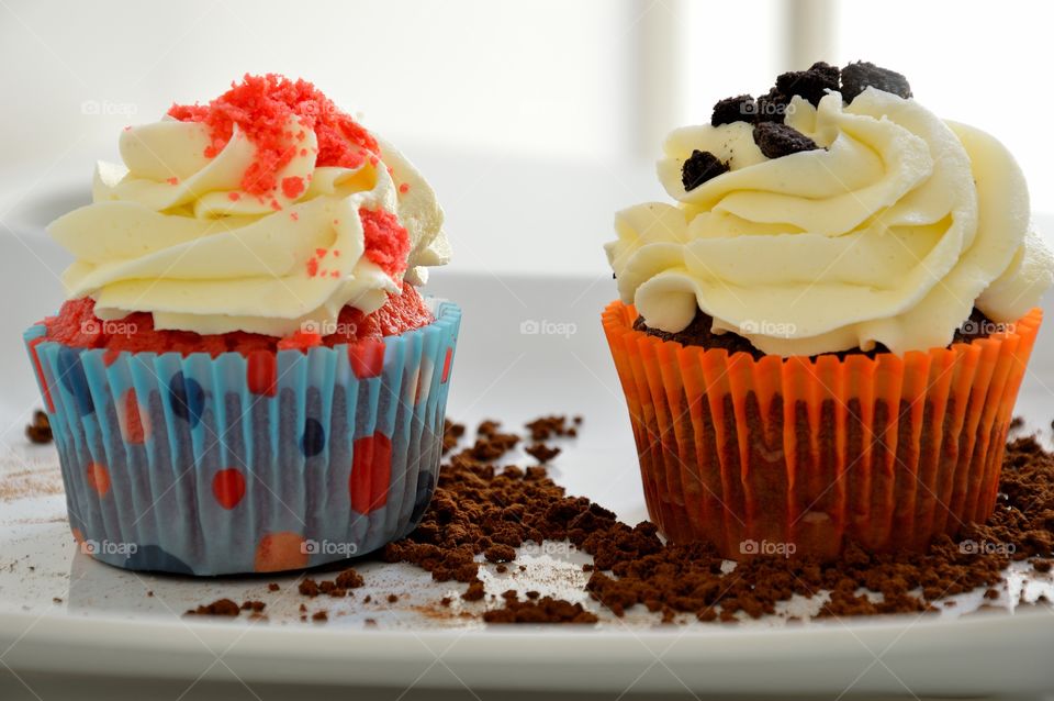 Close-up cupcakes