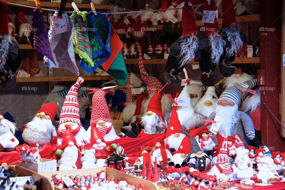 Christmas market in Stockholm Sweden 