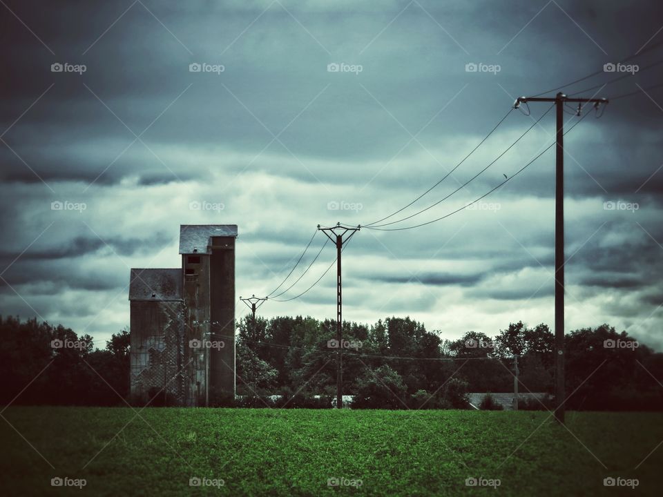 tower in field