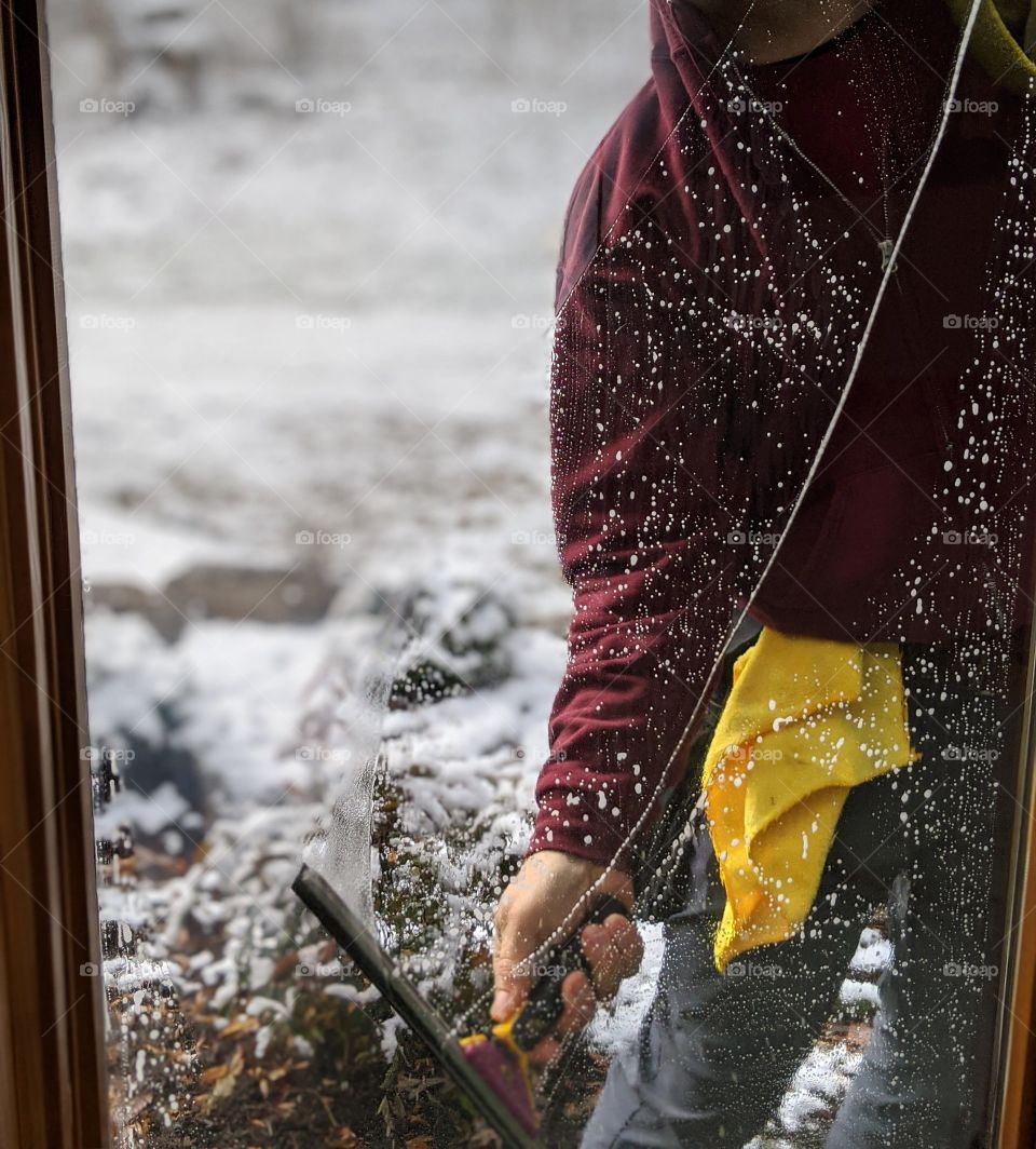 Winter Window Cleaning