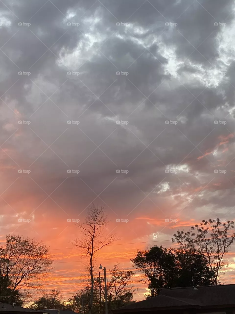 Beautiful pinkish sky 