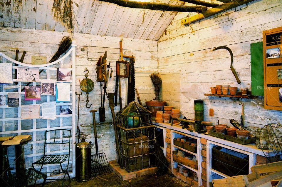 Potting shed. Garden shed 