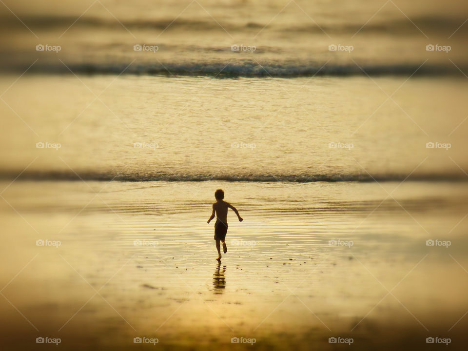 Child at the beach