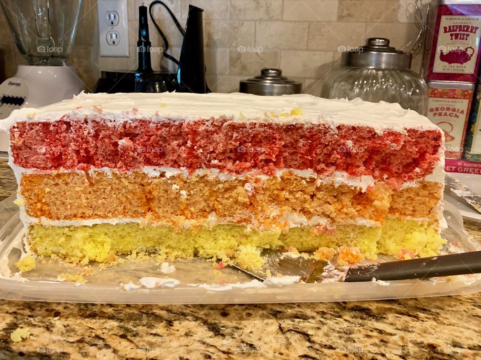 Tutti-frutti cake