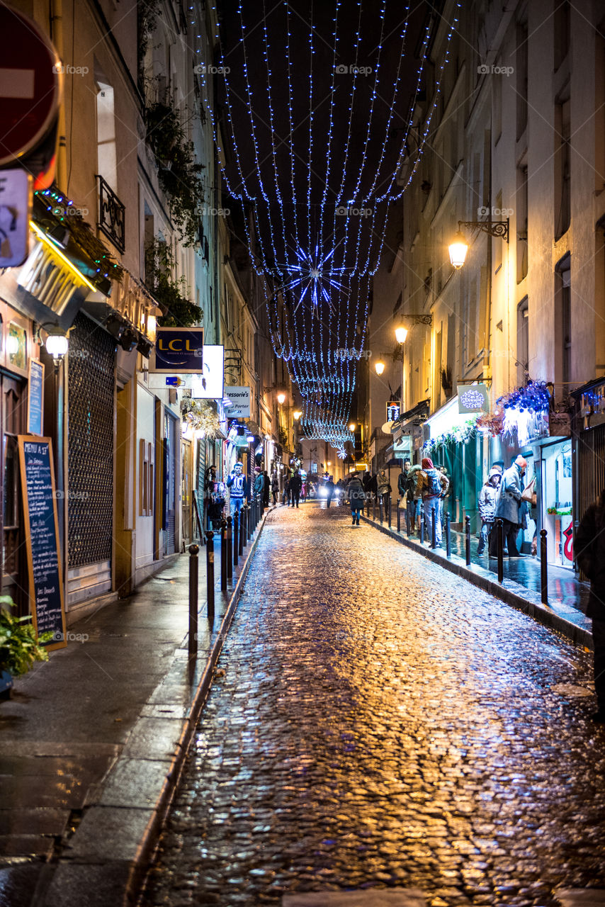 christmas is here !
this was taken in paris in a small street in christmas holiday in 2014