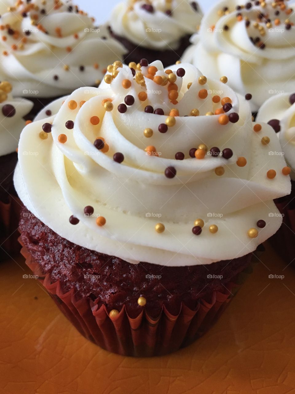 Red Velvet Cupcake with Buttercream Icing 