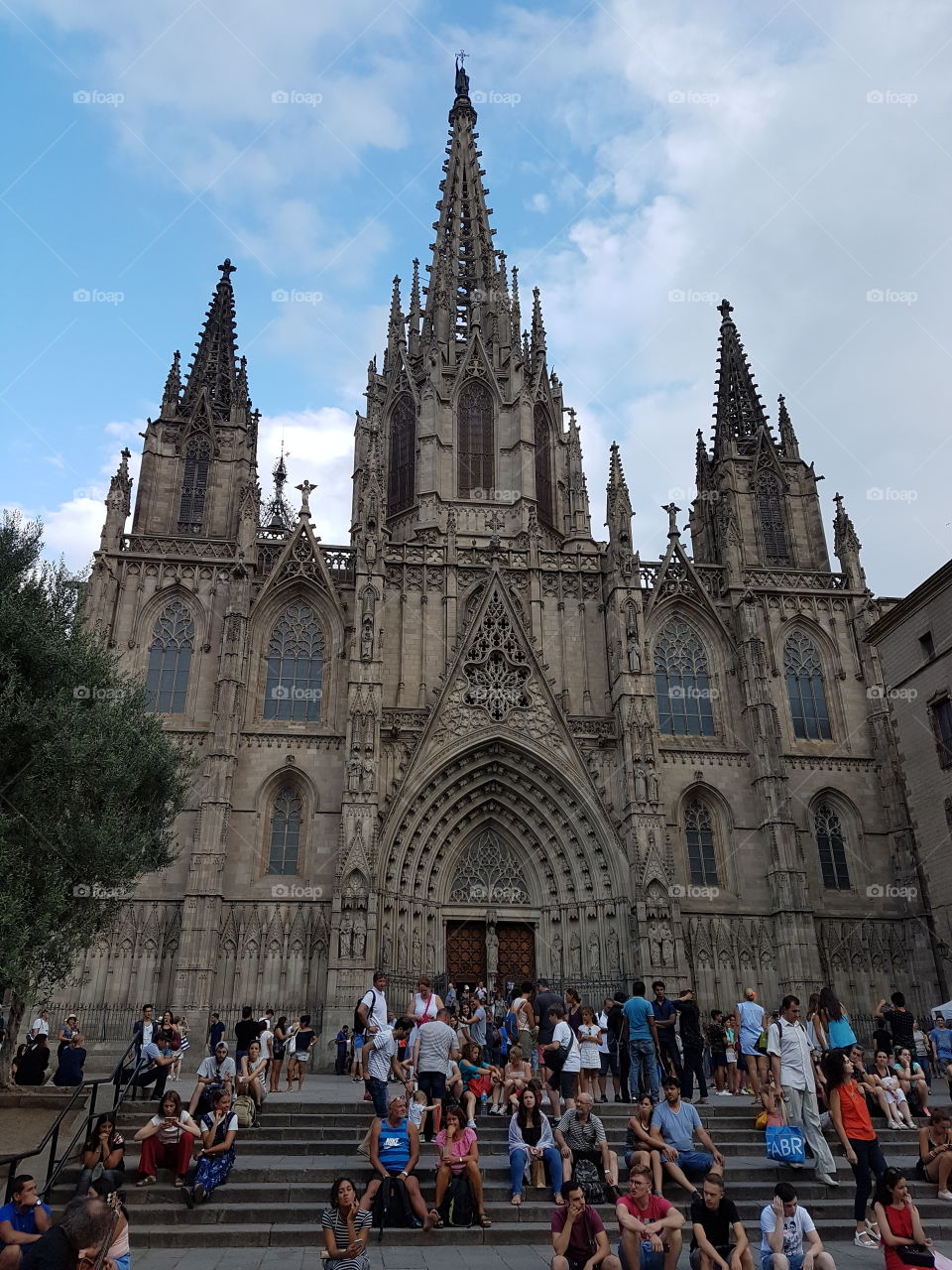 barcelone Barcelona cathedral of barcelona spain view panoramic views of the city