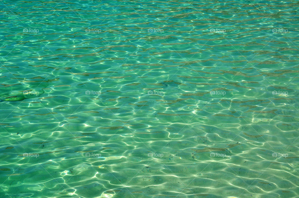 Elevated view of rippled water