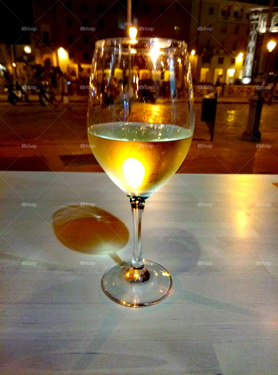 Fine wine in Lecce, Italy