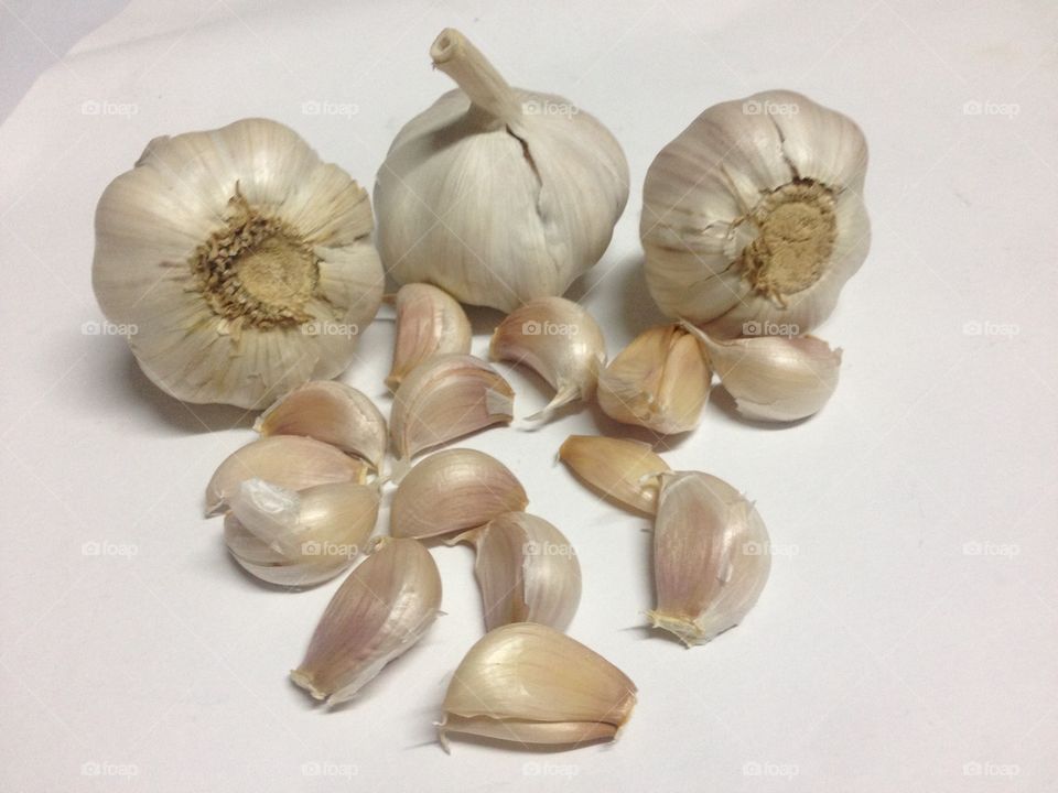 White Garlics.