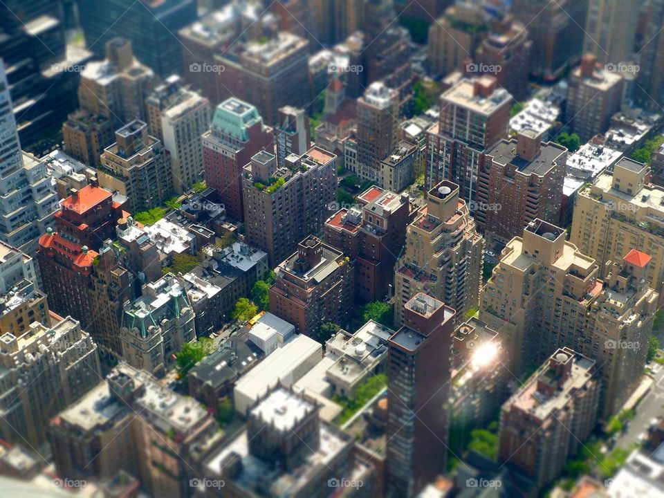 from the top of the empire state building