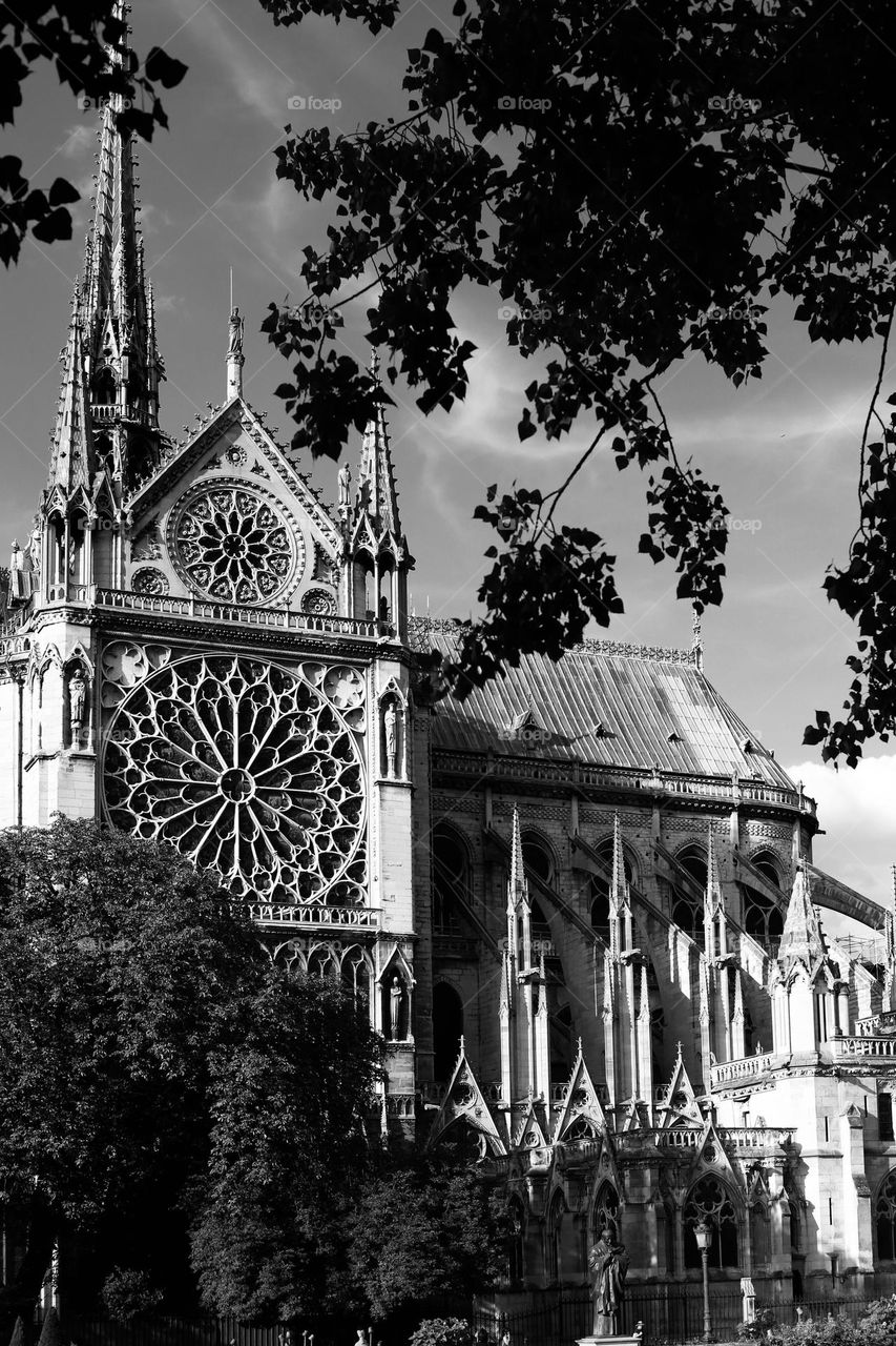 Noterdam de Paris. Catholic cathedral 