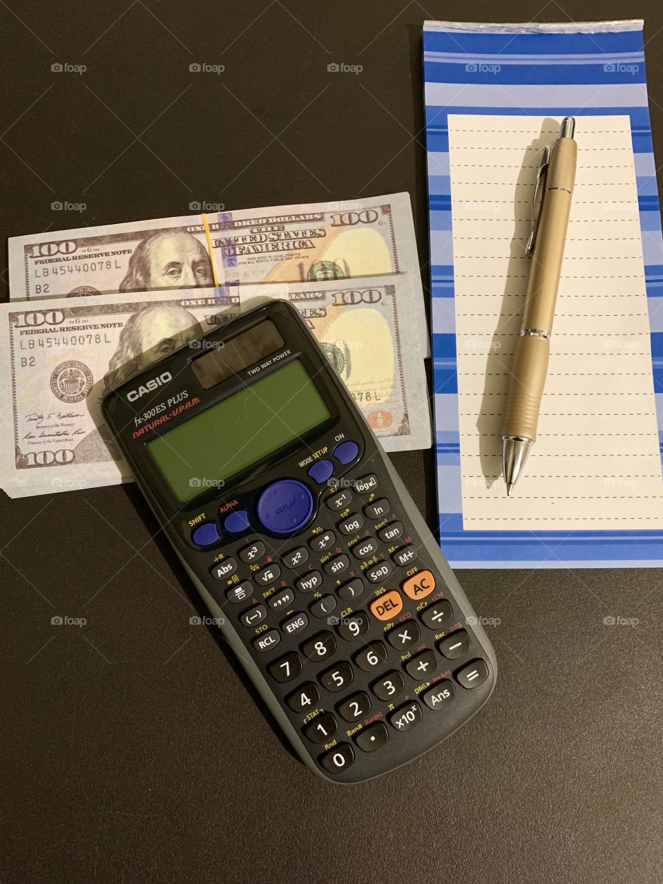 Bank note cash calculator business achievement accounts account money job bills wealth finance financial businesses 