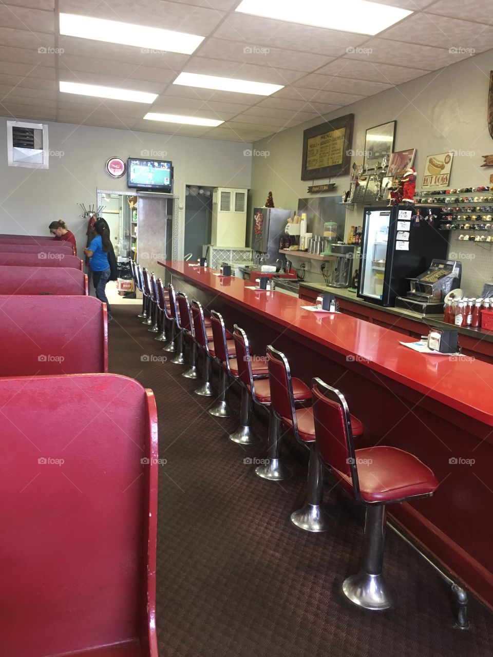 Vintage Diner in a small town