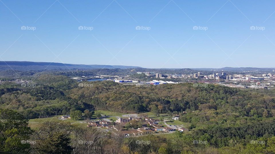 Chattanooga Tennessee, beautiful view, visiting Ruby Falls