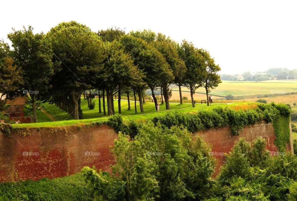 remparts. Montreuil sur Mer northern France