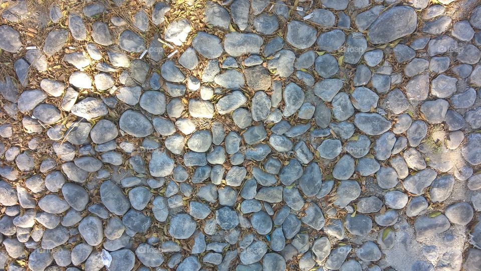 Small stone close up