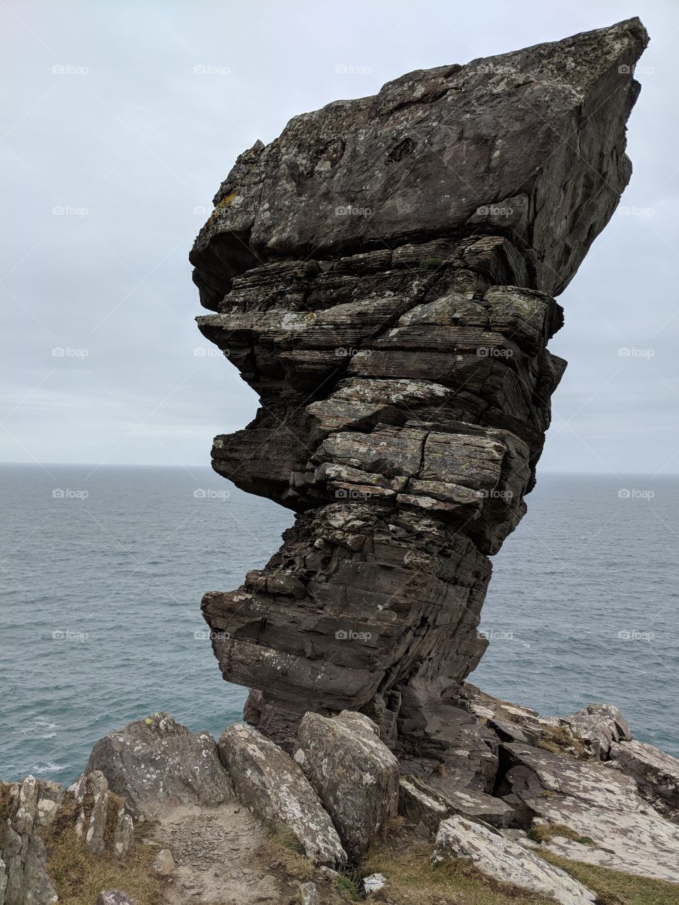 Rock formation at The Cliff's of Moher