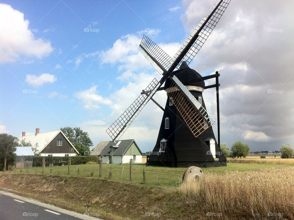 sweden skåne windmill trelleborg by goransv