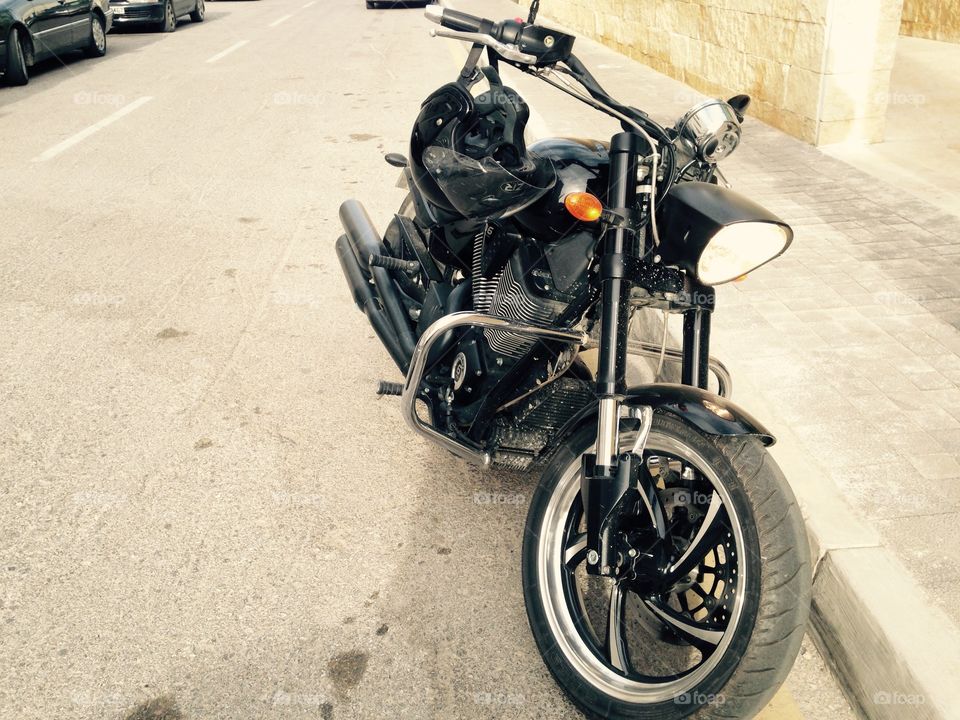 Black Motorcycle 