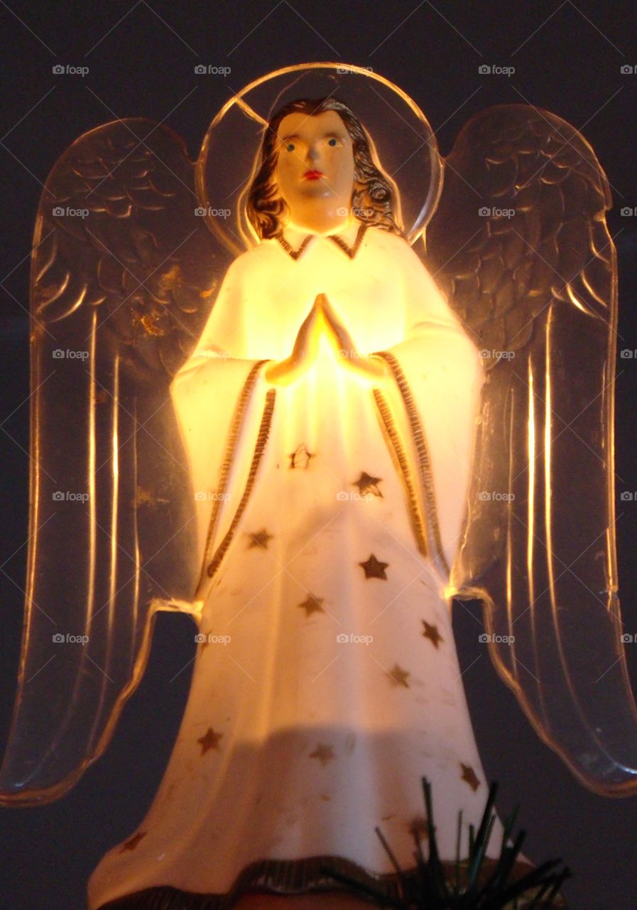 Angel Christmas 🎄 Tree Topper, Very Old.