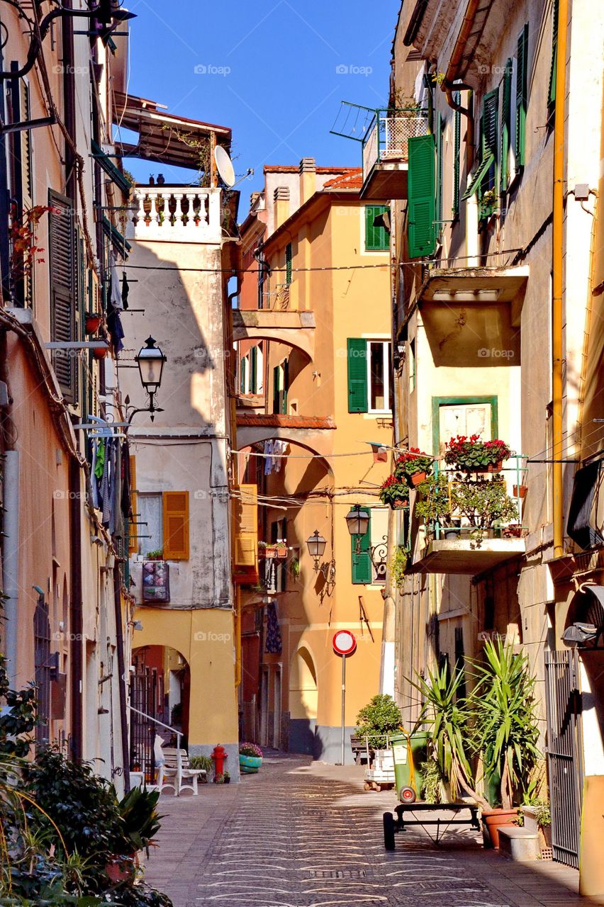 View of houses in italy