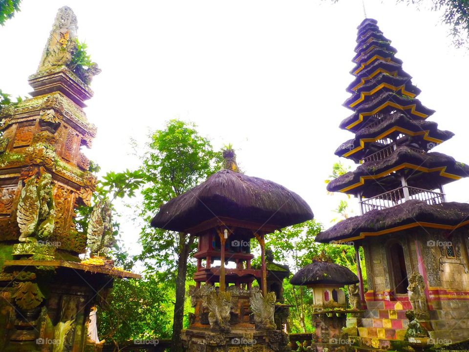 Balinese temple at home