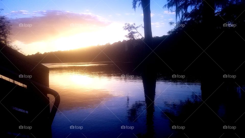 Sunset, Dawn, Water, Evening, Sun