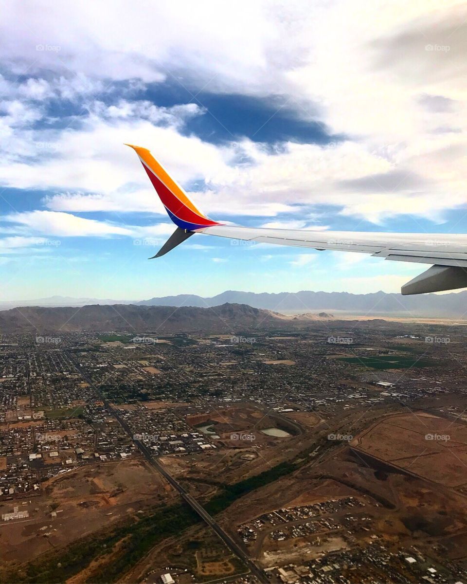 Up Up & Above Arizona. A bird’s eye view from the window seat of a Southwest Plane. My first glimpse to the beginning of a wild adventure. For other’s it’s the first sight of where they call home.