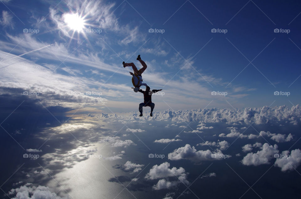 spock over sylt skydiving by seeker