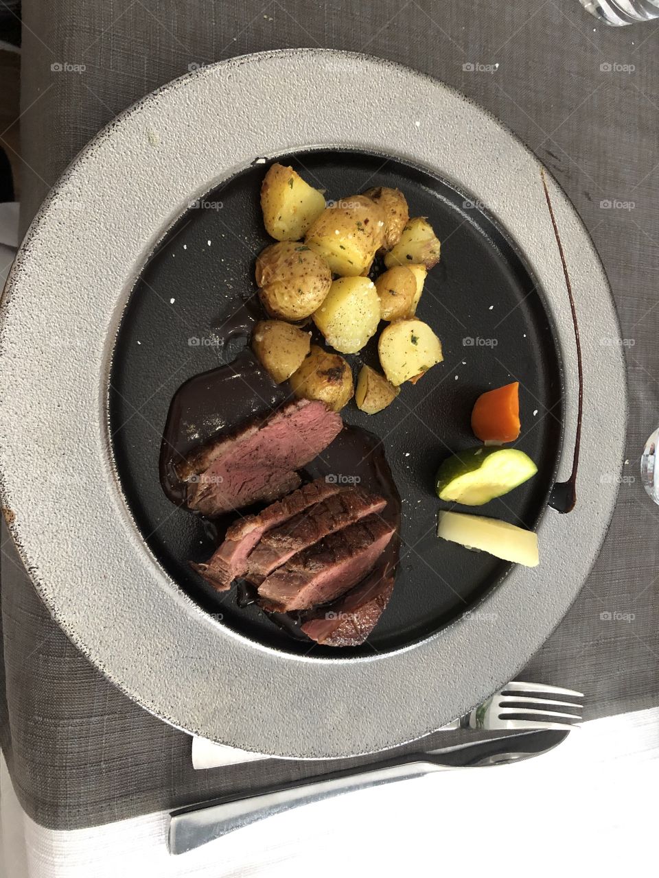 Steak with Potato stew